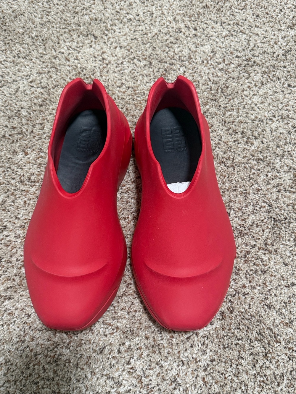 Givenchy Red Slip-On Men's Sneakers